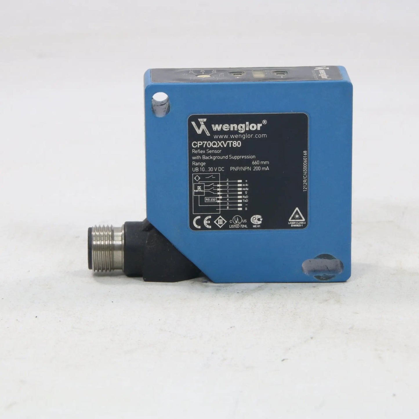 Wenglor CP70QXVT80 Reflex Sensor