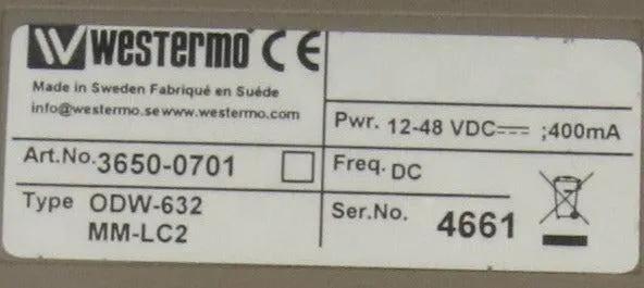 Westermo ODW-632 MM-LC2 Fibre Optic Modem