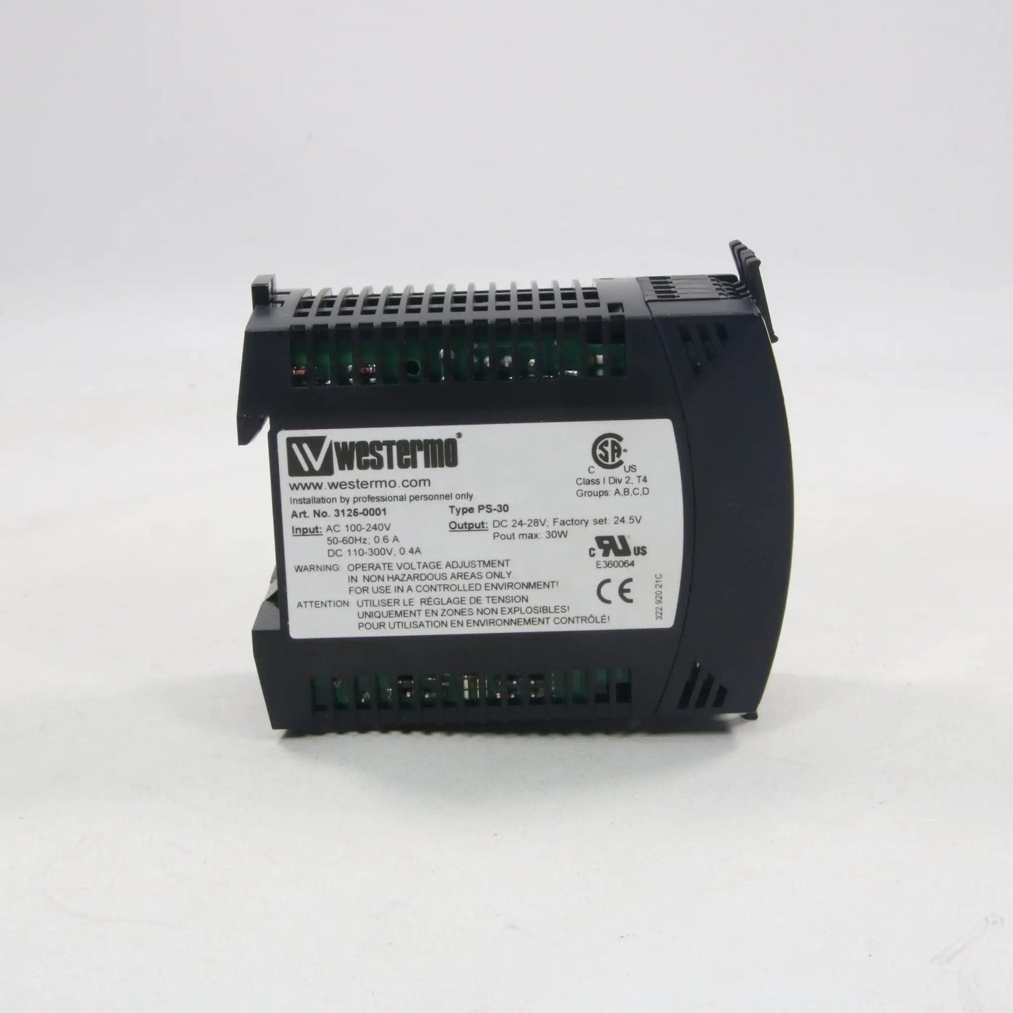 Westermo PS-30 Power Supply Unit