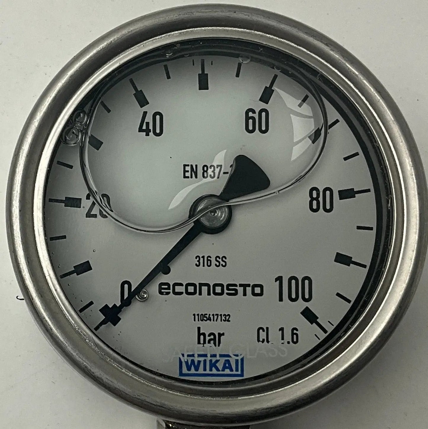 Wika 233.50.063 Econosto Bourdon Tube Pressure Gauge
