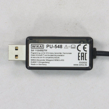 Wika PU-548 Pressure & Temperature Measurement Programming Unit