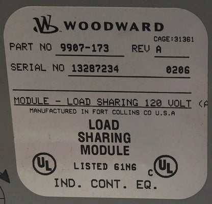 Woodward Load Sharing Module 9907-173