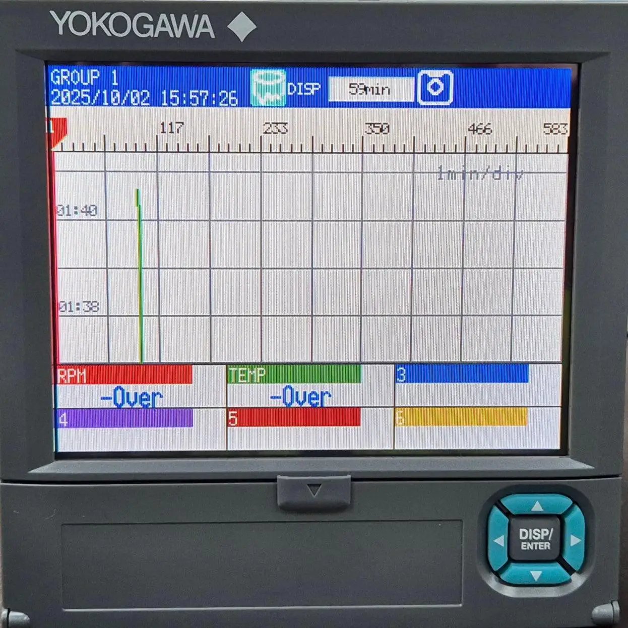Yokogawa FX1006-4-2-L Paperless Recorder