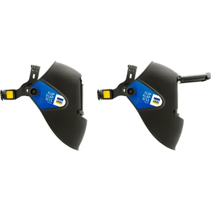 Gys lashelm Flip-Flap met opklapvenster