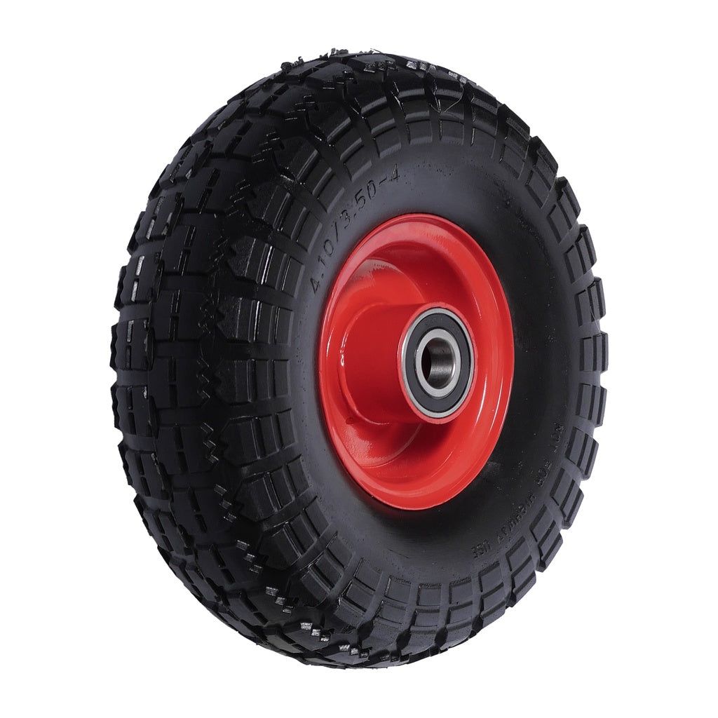 Los wiel voor steekwagen 258 x 82mm dubbele as lang