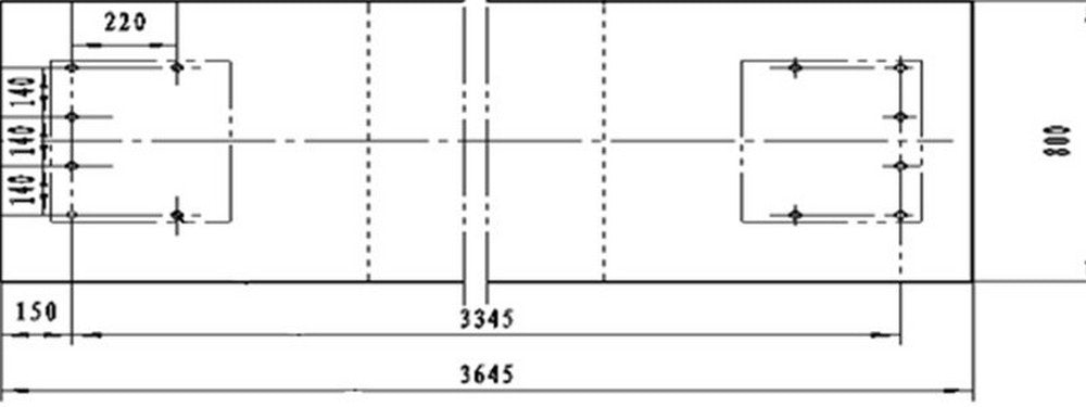 Twee koloms hefbrug 4000kg 230V Premium