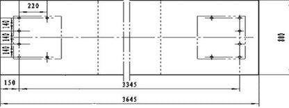 Twee koloms hefbrug 4000kg 230V Premium