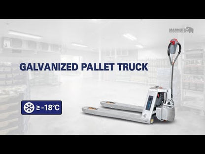 Mammuth elektrische palletwagen gegalvaniseerd 2000 kg