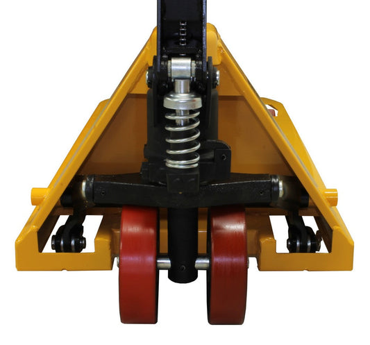 Palletwagen 2500kg dubbel voorwiel 115cm