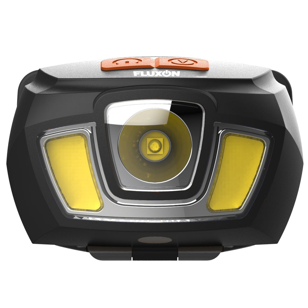Fluxon hoofdlamp op batterijen