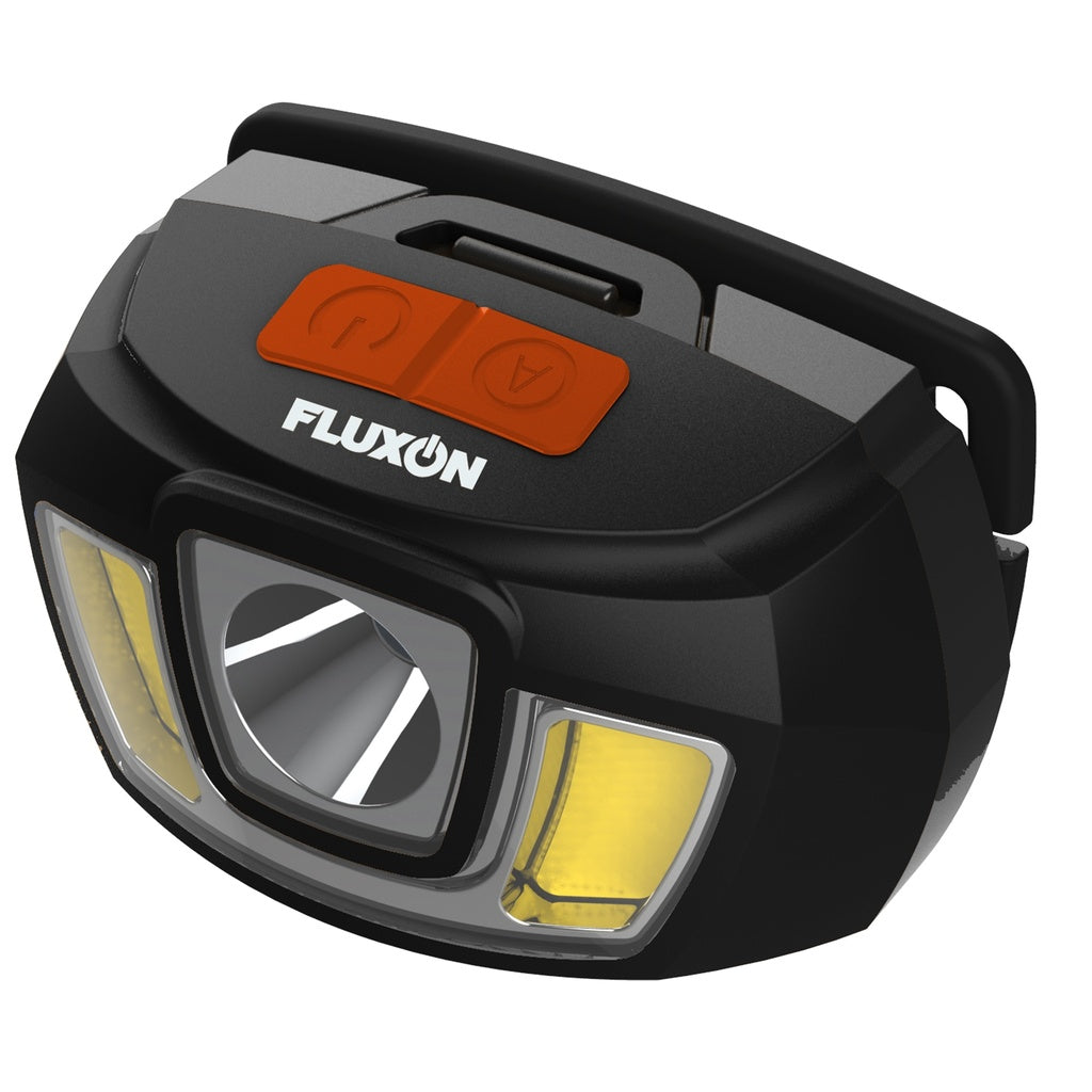 Fluxon hoofdlamp op batterijen