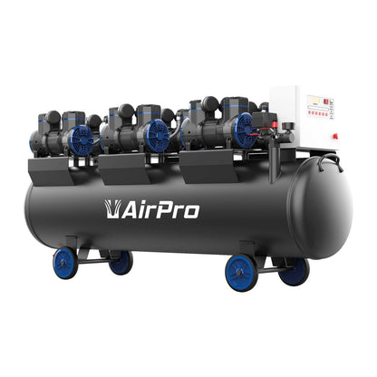 Compressor olievrij 6x2pk 280L tank 400V
