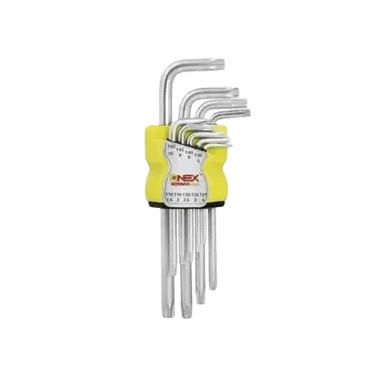ONEX Professionele Inbus TORX Sleutelset – 9-Delig Staal