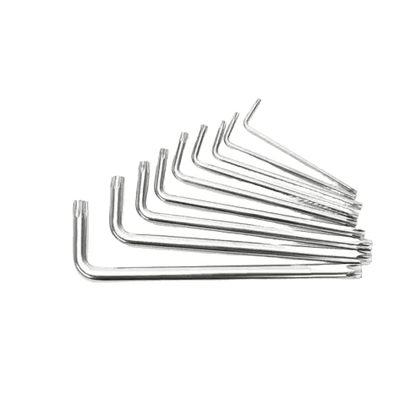 ONEX Professionele Inbus TORX Sleutelset – 9-Delig Staal