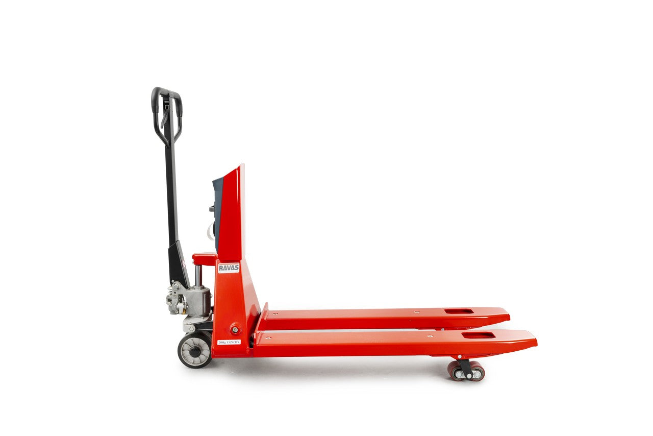 RAVAS 3200 handpalletwagen met weegfunctie