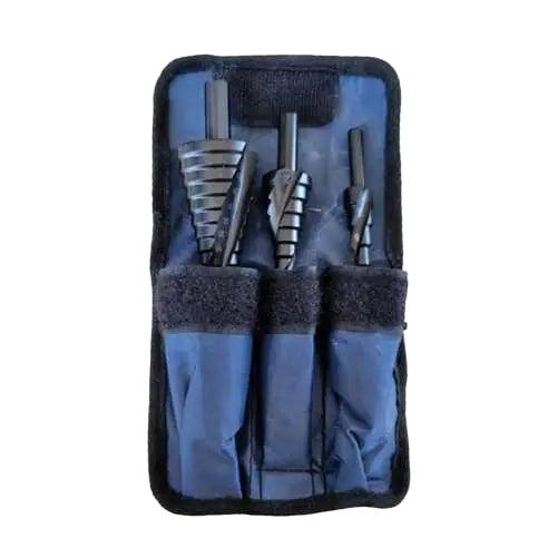 Top-Tools.nl HSS Kobalt Stappenboor Set 3-Delig | 4-32mm Titanium Coating