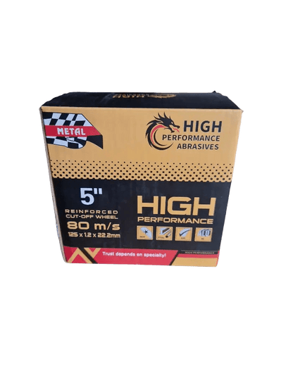 Top-Tools.nl Metaal Slijpschijven 125x1.0mm – 50 Stuks voor Staal & RVS