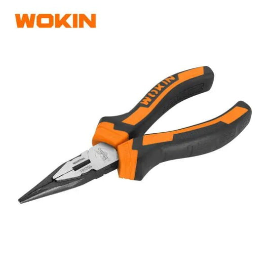 WOKIN Lange Neus Tang 160mm – Gehard Staal Precisie Gereedschap