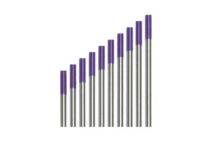 Wolfraam electrode paars(purple) 175mm Ø 2,4mm WE-3