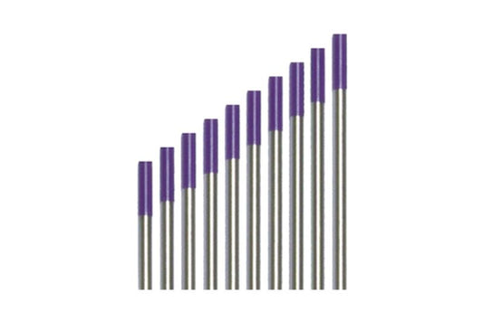 Wolfraam electrode paars(purple) 175mm Ø 2,4mm WE-3